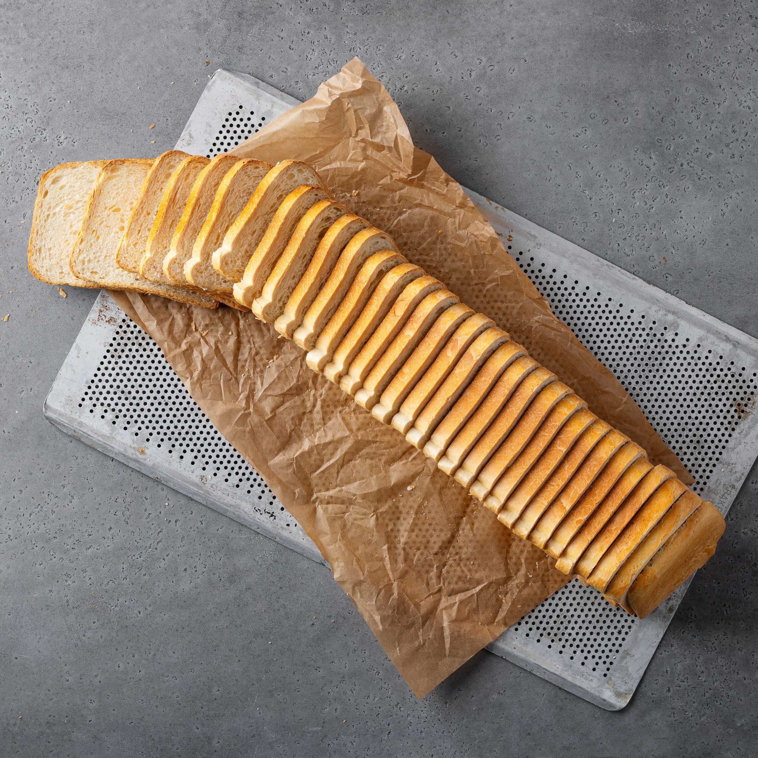 Restaurangbröd skivat