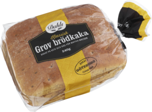 Grov brödkaka i en plastpåse | Dahls Bageri