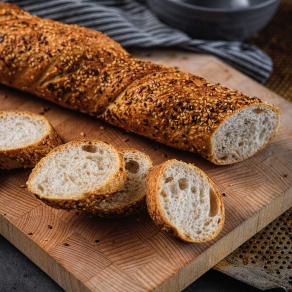 Levainbaguette med fröer