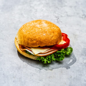 Ljus fralla ost & skinka