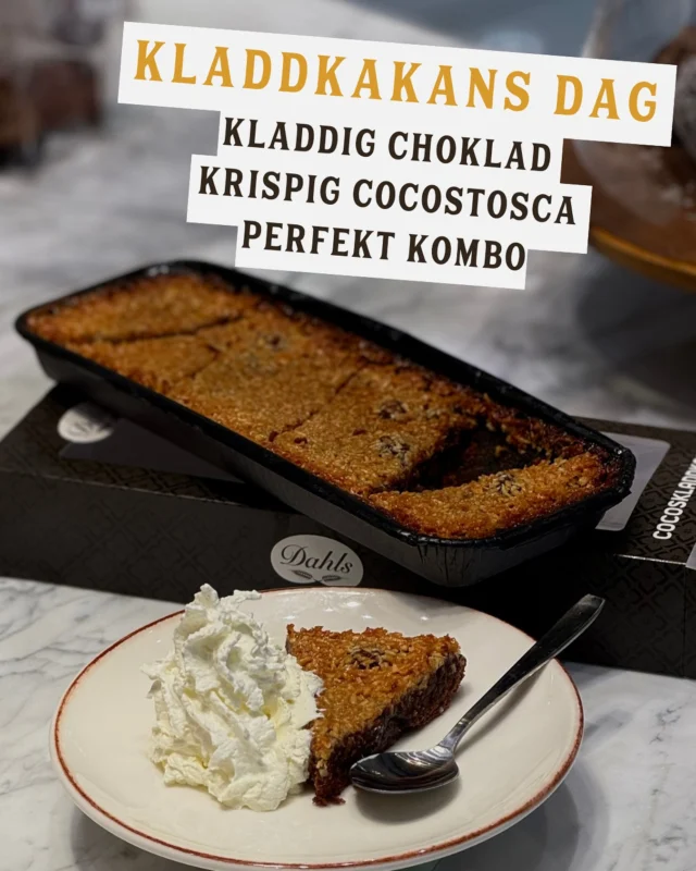 Fredag och Kladdkakans dag!! Universum gör det lite väl lätt för oss idag. 🫢
✨Självklart blir det en kladdig fikapaus.✨